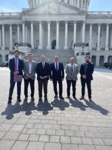 OPA members in front of the U.S. Capitol.